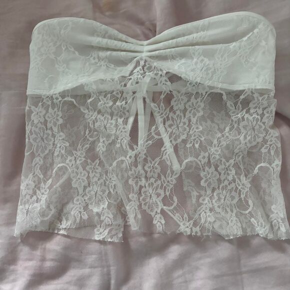 Shein Women's White Crop-top - Picture 1 of 1